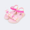 Sandália Infantil Feminina Sand Flower Laço Colorida
