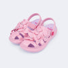 Babuche Infantil Feminina Pink Glee Borboletas Rosa Claro