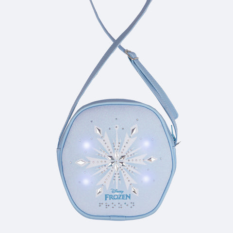 Bolsa de Led Infantil Pampili Azul Ice Frozen © DISNEY - frente da bolsa