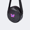 Bolsa de Led Infantil Feminina Borboleta Preta