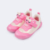Tênis Infantil Pampili Yuyu Docinho Dourado e Rosa