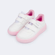 Tênis Infantil Feminino Up Calce Fácil Branco