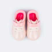 Tênis Infantil Feminino Pampili Yumi Borboleta Nude