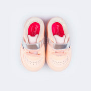 Tênis Infantil Feminino Pampili Yumi com Tachas Nude