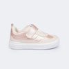 Tênis Infantil Feminino Pampili Yumi Rosa Nude