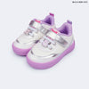 Tênis Infantil Pampili Yumi Ursinhos Carinhosos Branco Lilás
