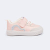 Tênis Infantil Feminino Yumi Recortes Rosa