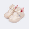 Tênis Infantil Pampili Yumi Coelhinho Comfy Nude