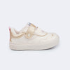 Tênis Infantil Pampili Yumi Off White
