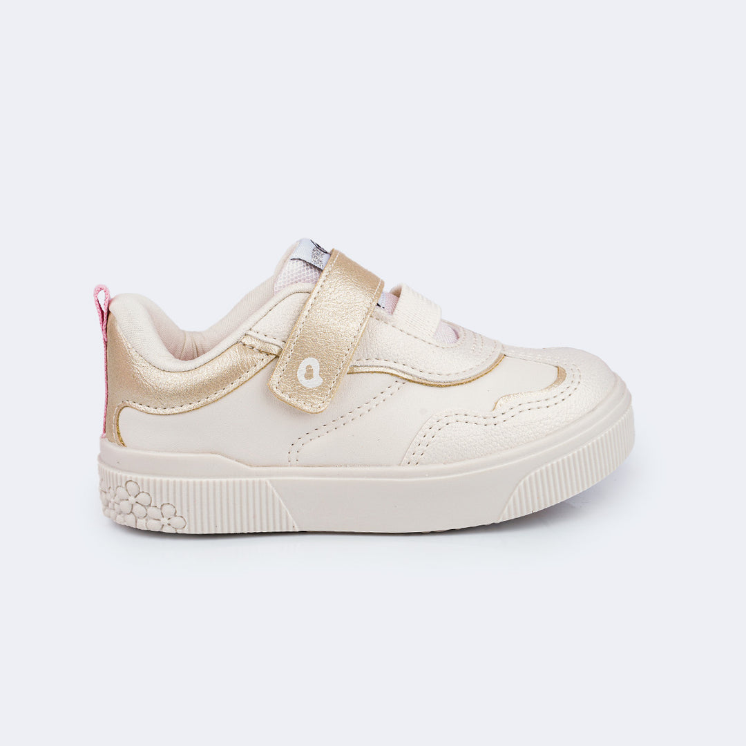 Tênis Infantil Pampili Yumi Off White