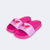 Chinelo Slide Infantil Pampili Borboleta Pink lilás