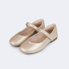 Sapatilha Infantil Pampili Ballet Glitter Dourada