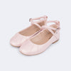 Sapatilha Infantil Pampili Ballet Brilho Rosa Claro