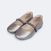 Sapatilha Infantil Pampili Ballet com Strass Grafite