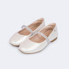 Sapatilha Infantil Pampili Ballet com Strass Branca