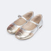 Sapatilha Infantil Pampili Ballet Mix de Metalizados Prata