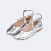 Sapatilha Infantil Pampili Ballet Prata