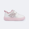 Tênis Infantil Feminino XP24 Asa  Branco e Rosa