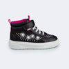 Tênis de Led Infantil Pampili XP24 com Strass Preto