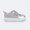 Tênis Infantil Feminino XP24 Glitter e Strass Prata