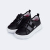 Tênis infantil Feminino Up Perfuros Preto