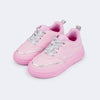 Tênis Infantil Feminino Up Customize Rosa Prata