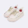 Tênis Infantil Feminino Up Customize Nude Dourado