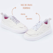 Tênis Infantil Feminino Up Customize Branco