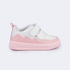Tênis Infantil Feminino Up Recortes Branco