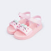 Sandália Papete Infantil Pampili Petit Frutinhas Morango Rosa