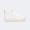 Tênis Infantil Feminino XP24 Coração Velcro Branco