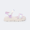 Sandália Infantil Feminina Day Chunky Holográfica Rosa