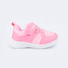 Tênis Infantil Feminino Mini Soft Recortes Rosa