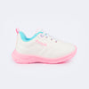 Tênis Infantil Feminino Mini Soft Costura Branco Colorido
