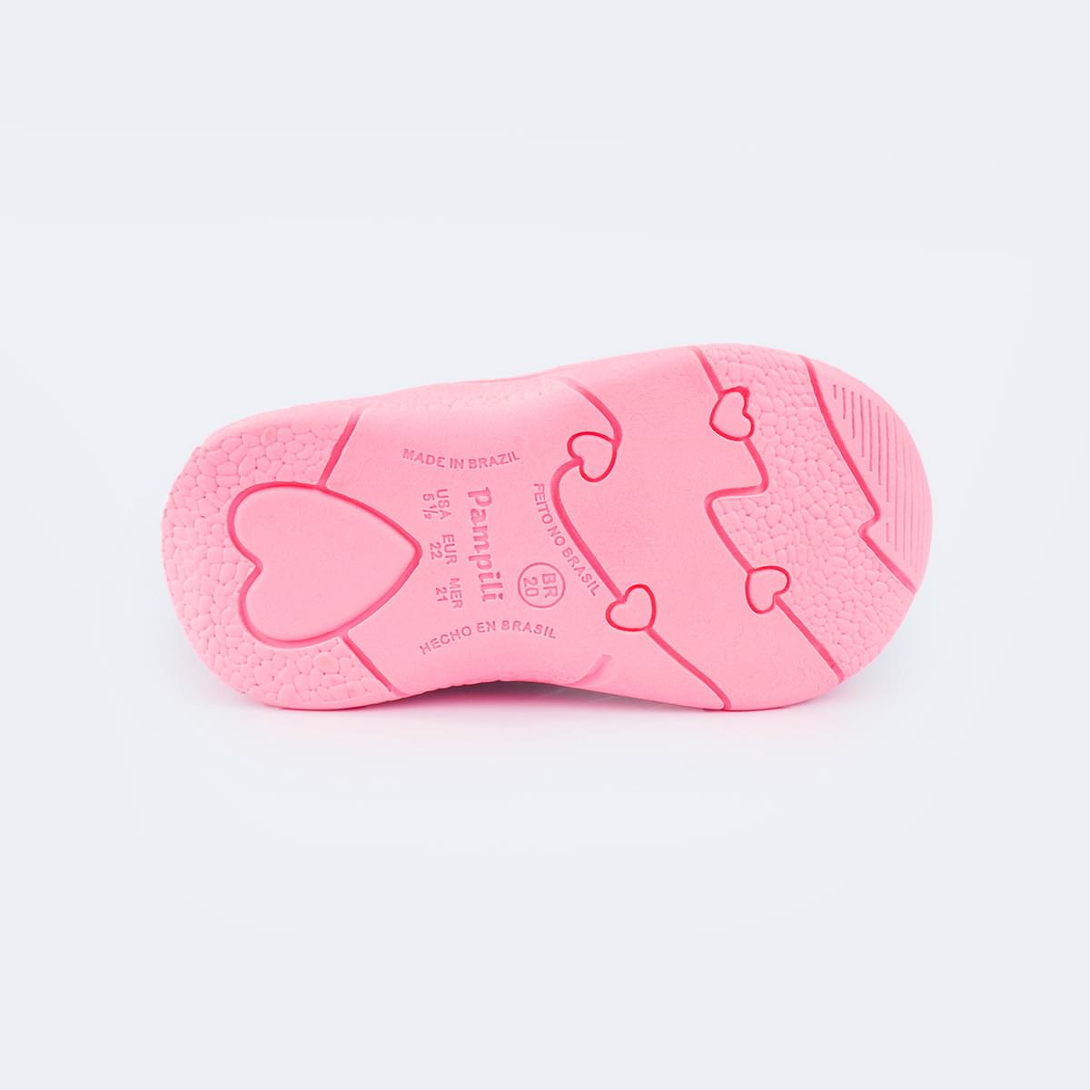 Tênis Infantil Feminino Mini Soft Costura Branco Colorido