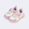 Tênis Infantil Feminino Mini Soft Coração Branco Colorido