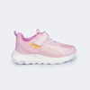 Tênis Infantil Feminino Bubble Asas 3D Colorida Rosa