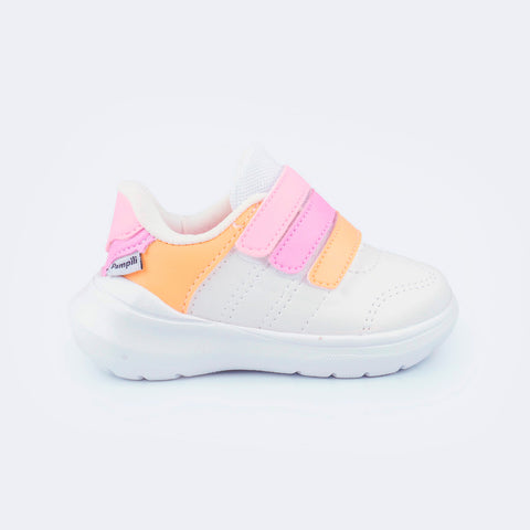 Tênis Infantil Feminino Sky Candy Colors Branco