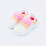Tênis Infantil Feminino Sky Candy Colors Branco