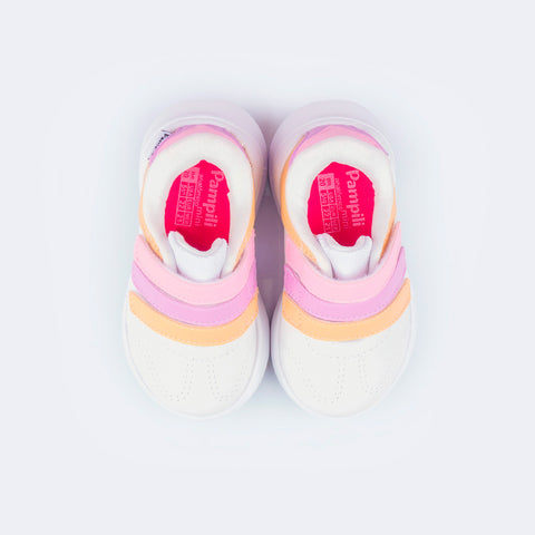 Tênis Infantil Feminino Sky Candy Colors Branco