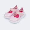 Tenis Infantil Feminino Pampili Sky Mary Jane Rosa