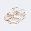 Sandália Infantil Feminina Pampili Alana Off White