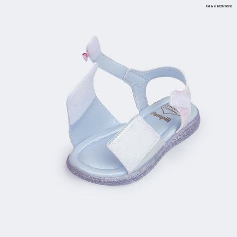 Sandália de Led Infantil Pampili Mini Ursinhos Carinhosos Azul