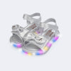 Sandália de Led Infantil Pampili Mini Lacinho Prata