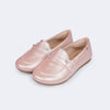 Mocassim Infantil Pampili Vanila com Strass Rosê