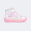 Tênis de Led Infantil Feminino XP24 Borboleta Candy Colors
