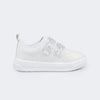 Tênis Infantil Feminino Up Perfuros Branco