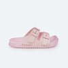 Chinelo Infantil Duas Fivelas Pampili Fun Glee Rosa Bebê