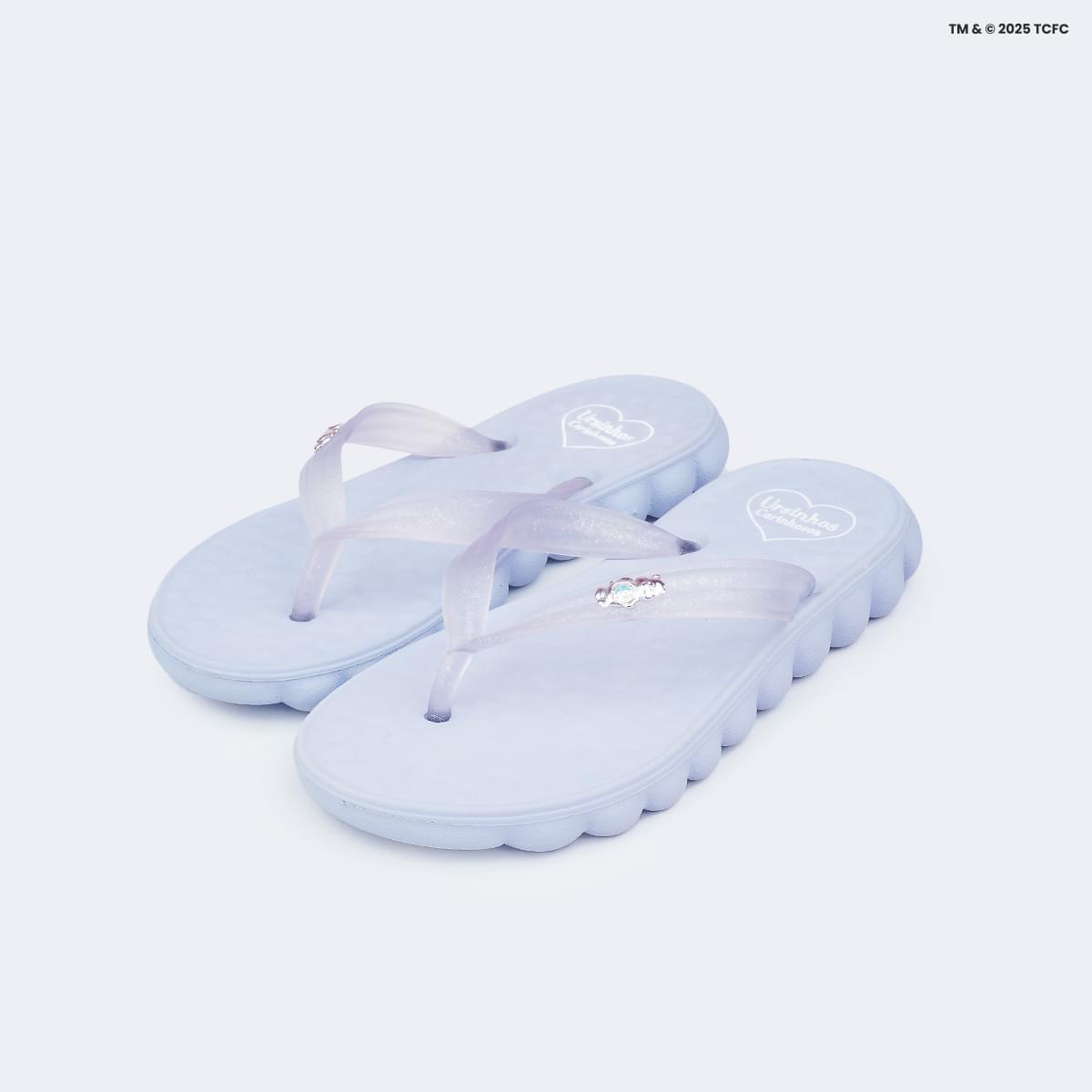 Chinelo Infantil Pampili Puffly Ursinhos Carinhosos Azul