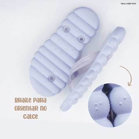 Chinelo Infantil Pampili Puffly Ursinhos Carinhosos Azul